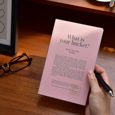 플레픽 만년형 버킷리스트 플랜 알람 다이어리, (02 버킷핑크), 02 버킷핑크