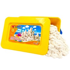 촉촉이 모래놀이 대용량 단품, 1개, 3700g, 화이트