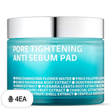 아이소이 포어 타이트닝 안티 세범 패드 60p, 60매입, 4개