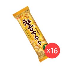 롯데스위트 찰옥수수 카라멜팝콘맛 140ml 16개