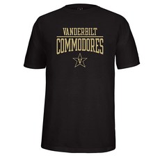 J. America School Name Over Logo Choice 티셔츠 블랙