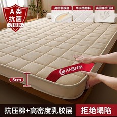 2025新款乳膠床墊 - 家用加厚款 宿舍榻榻米海綿床墊 (可折疊)