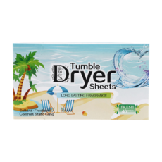 Tumble Dryer Sheets 長效香氛 乾衣紙, 1個, 椰香, 40片