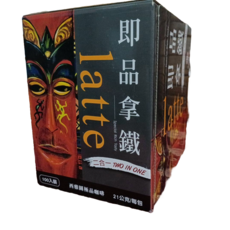 BARISTA COFFEE 西雅圖極品即品拿鐵二合一，100入特惠裝，隨時享受香醇咖啡, 21g, 100個裝, 1個