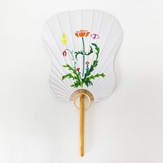 민화 스텐실 선녀 부채 꾸미기-1인세트, 단품