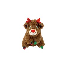 KONG 聖誕節系列 寵物繩結玩具 狗玩具 貓玩具 玩偶 娃娃 逗貓, 1個, 聖誕舒適馴鹿S