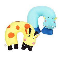 다용도 애니멀 프렌즈 비즈쿠션 목베개+지알트레이딩Shop, 블루