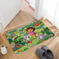 애니메이션 바닥 카펫 미끄럼 방지 물 흡수 긴 스트립 쿠션 침실 매트 웰컴 러그, B. z2