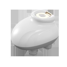 新款頭部按摩儀 便攜電動頭皮按摩器 揉捏震動多功能, 墨綠色