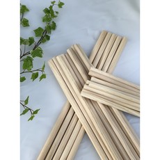 목봉 15cm 20cm 30cm 10개 뉴송 나무봉 막대 마크라메 diy 월행잉 우드봉 나무봉, 길이20cm (두께12mm)