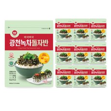 바다모아 광천 녹차 돌김자반, 55g, 10개