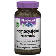 Bluebonnet 同半胱胺酸植物膠囊 無麩質, 120顆, 1罐