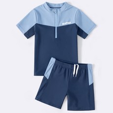 남아 반집업 래쉬가드 수영복 상하의세트