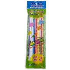 칼라공작 수수깡, 2개