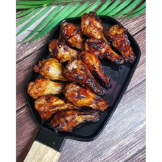 닭날개구이 닭봉 닭윙 캠핑메뉴 맥주안주 쁨이네, 봉바베큐, 1개, 500g