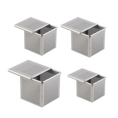 미니 로프 팬 튼튼한 직사각형 오븐 트레이 이동식 붙지 않는 알루미늄 합금 케이크 팬 접시 타트 틴 퍼프