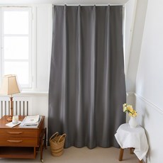 까르데코 이지 무타공 쉽게 붙이는 벨크로 봉집형 현관 중문 가림막 가리개 암막커튼150X230