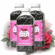 자재스토어 장미전용비료 로즈골드 장미영양제 꽃 화훼류 비료 +전용장갑제공, 700g, 3개