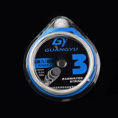 스쿼시줄 끈 라켓용 0.66M 우박선 카본 마이크로 알루미늄 충격 기술 원형, 화이트, 1개