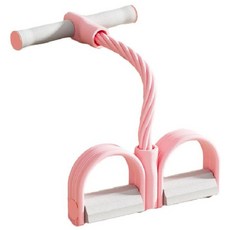 多功能健腹拉力器, 1入, 櫻花粉