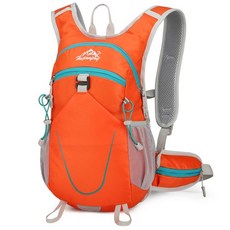 登山背包 騎士背包 戰術背包 旅行背包 輕便雙肩背包越野跑步背包自行車水袋包防水戶外登山包徒步旅行包, XYW2542活力橙L23W13H41