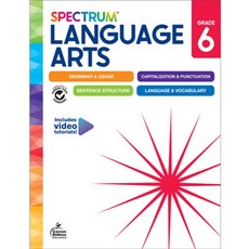 Spectrum Language Arts Workbook Grade 6