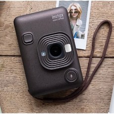 富士 FUJIFILM instax mini Liplay 數位 拍立得 相印機 2024年 新色 王冠攝影, 1個, 古銅