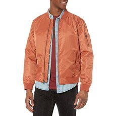 Levi's 남성용 플라이트 새틴 항공 재킷 M 뉴 블랙 167472