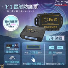 AURORA 極光F1雷射防護罩 液晶面板GPS雷達測速防護, 黑色, 1個