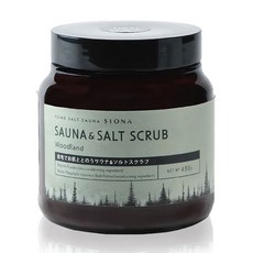 【日本製 SIONA】WOODLAND 森林大地香 森林系 磨砂鹽 磨砂膏 (480g) 化學原宿, 1個, 森林大地香 WOODLAND, 480g