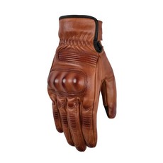 ASTONE 小牛皮革騎士防摔手套, 1個, 棕奶咖