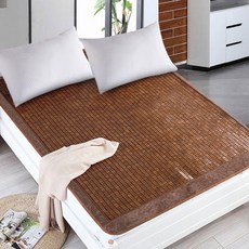 頂級冰川碳化天然楠竹3D透氣麻將蓆，多尺寸可選，透氣涼爽，夏季必備, 1個, 加大B0515-L