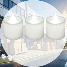 캔들 LED 화이트 3개입 방꾸미기 취침등 인테리어소품 실내장식 책상꾸미기 수면등