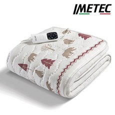 이탈리아 이메텍 전기요 프리미엄 전자파안심 순면 IMD-015A(곰싱글) + 전용커버 (화이트), 싱글(IMD-015A)+커버(화이트)