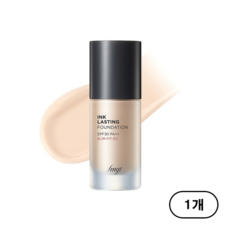 더페이스샵 잉크래스팅 파운데이션 슬림핏 EX 30ml, 1개, V201에브리콧 베이지(Epricot Beige)