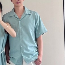 커플옷 바캉스 휴양지 롱 원피스 비치 셔츠 신혼여행 시밀러룩 반팔 여름 신혼 동남아