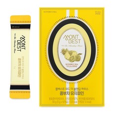 몽베스트 블랜딩 콤부차 유자파인애플, 5g, 10개입, 1개
