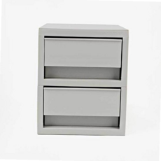 뉴트로 플라스틱 2단 디자인 모던 소품박스 59000EA 1EA, 소형