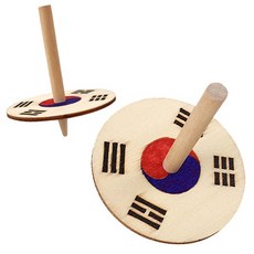 혜명잡화마트 태극기 팽이 나만의팽이만들기 배틀팽이 팽이꾸미기 팽이게임 팽이장난감