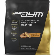 JYM Supplement Science Pro Jym 超優質蛋白質混合巧克力花生醬味, 1個, 902g