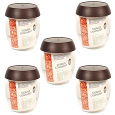 미니장독대용기 500ml 항아리 (5개) 양념통 젓갈보관용기, 5개