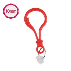 디폼블럭10mm165개 세트&부자재증정, H13_10mm 투명블럭+고리빨강색(10개), 1개