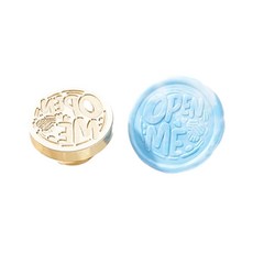 카드 선물 포장 스크랩 예약과 호환되는 왁스 씰 스탬프 영어 시리즈 씰링 왁스 스탬프, 사이즈 이미지 참고, 1개, F
