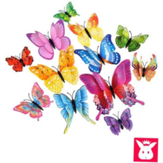 입체 블루12P 나비자석 마그넷 냉장고, 호랑나비12P