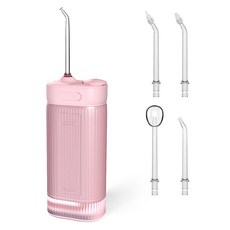 에란스타 휴대용 무선 물치실 구강세정기 IPX7등급 방수가능, 핑크, XY06