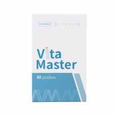 Vita Master 骨哥 海藻鈣 海洋鎂 鈣 鎂 1300mg大份量 維生素K2 維生素D2 素食, 1個, 30份