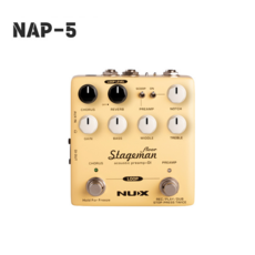 NUX Stageman Floor/어쿠스틱프리앰프+DI+루퍼(NAP-5), 1개, NAP-5