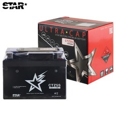 스타모터스 오토바이 배터리 CTZ5S (12V5AH) 슈퍼커브 올코트 택트, 1개