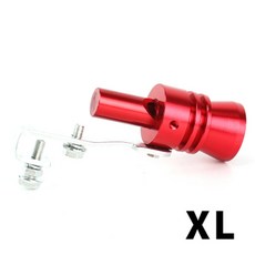 자동차 배기 휘슬 사운드 차량 수리 범용 파이프 S/M/L/XL 머플러 장치 시뮬레이터, 11 Red XL, 1개