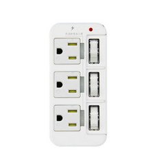 安全達人 3開3插3P分接器 R-53LC, 1個